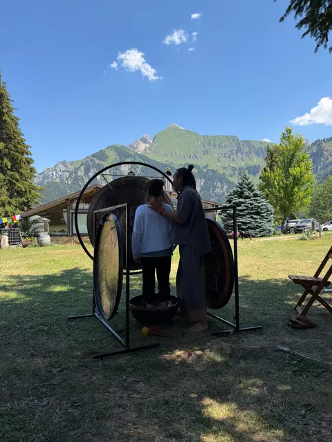 Soin sonore individuel pendant le stage